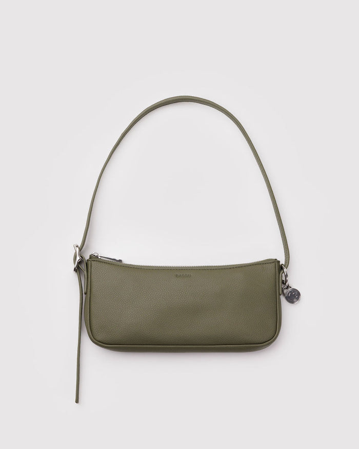 New BAGGU Recycled Leather Pochette