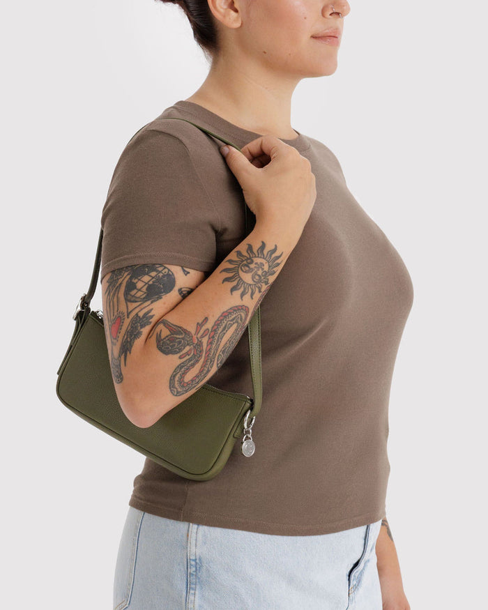 New BAGGU Recycled Leather Pochette