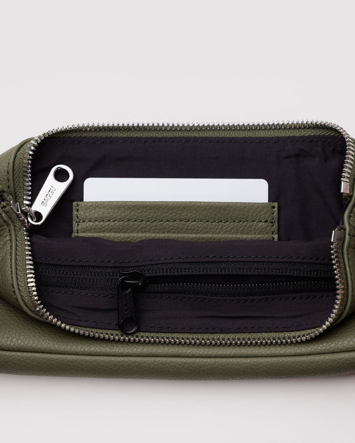 New BAGGU Recycled Leather Pochette