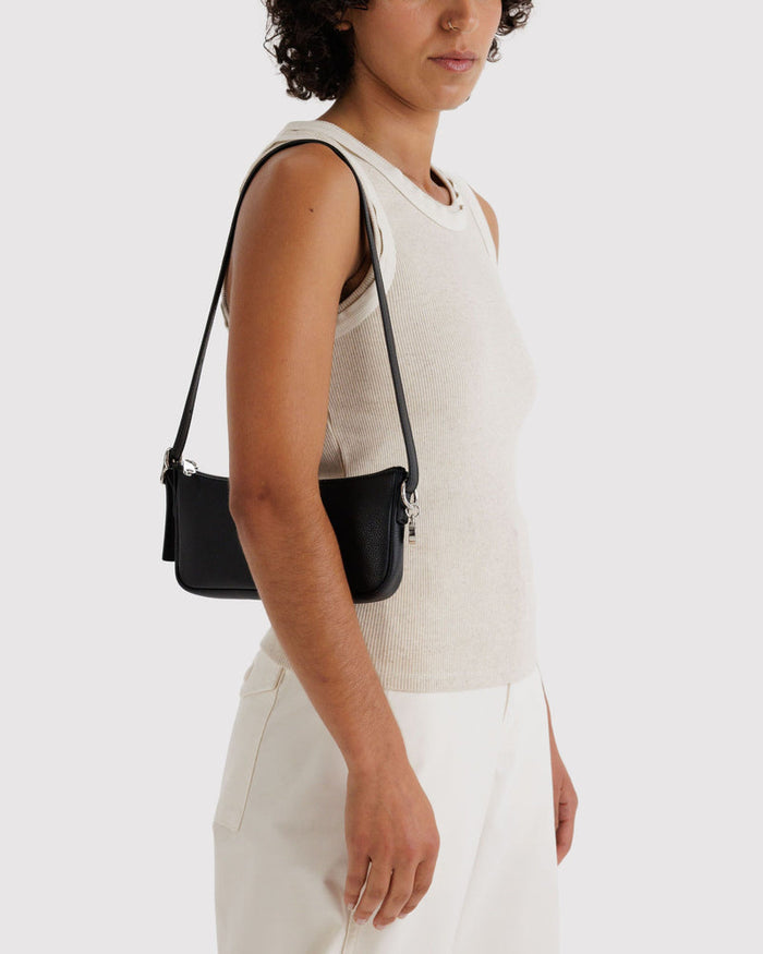 New BAGGU Recycled Leather Pochette