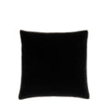 Nico Velvet Cushion Black - Poly Filled