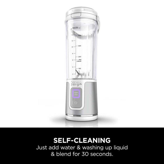 Ninja BC151UKWH Cordless Portable Motorised/Compact Blender - White