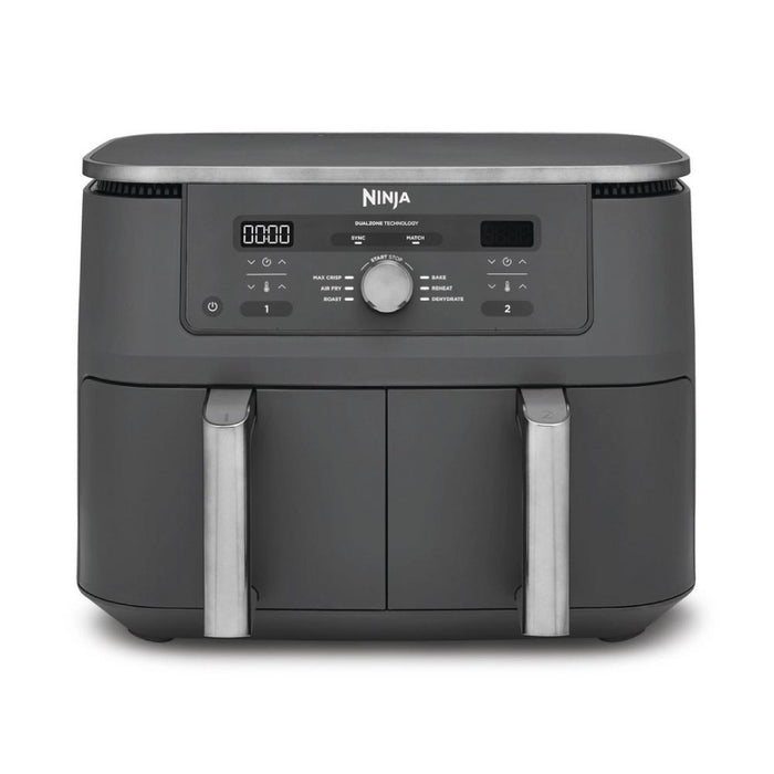 Ninja DZ400UK 9.5L MAX 6-in-1 Dual Zone Air Fryer - Gun Metal Grey