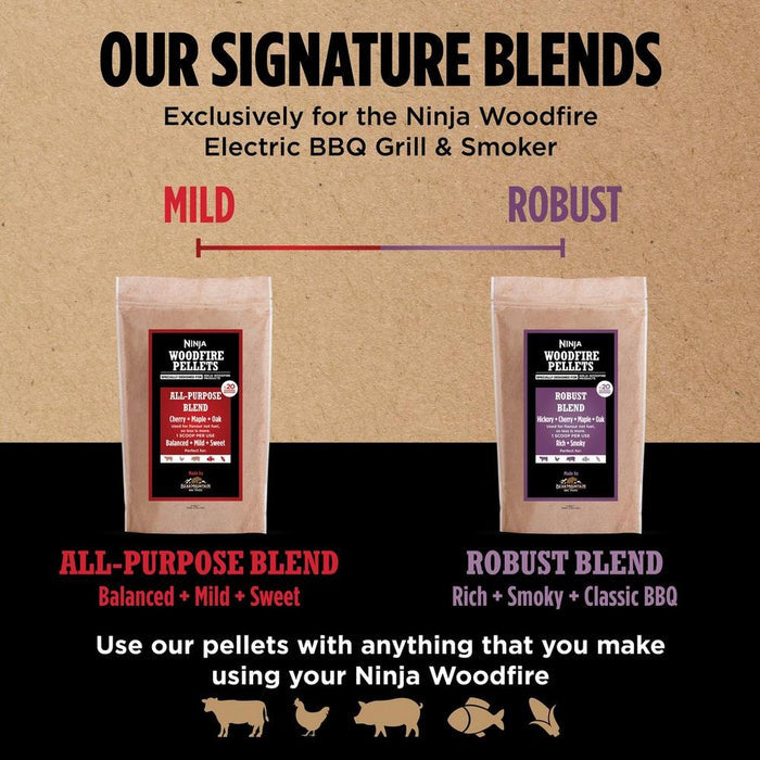 Ninja XSKOGRBLPL2UK Woodfire Pellets, Robust 900g