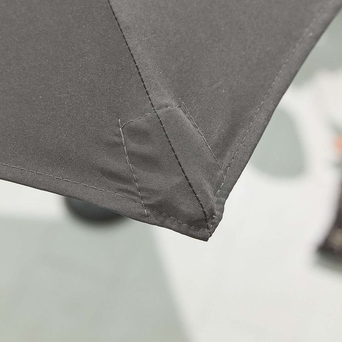 Nova <br> Antigua Aluminium Parasol 2.4m Round Grey
