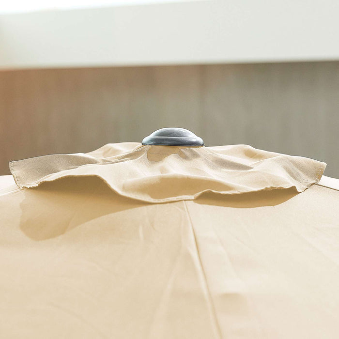 Nova <br> Antigua Aluminium Parasol 3m x 2m Rectangular Beige