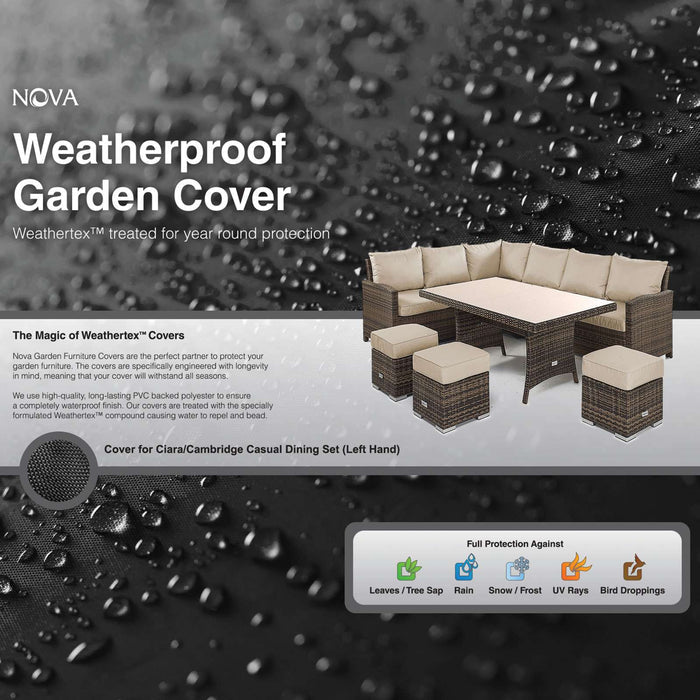 Nova <br> Cover for Left Hand Corner Dining Set