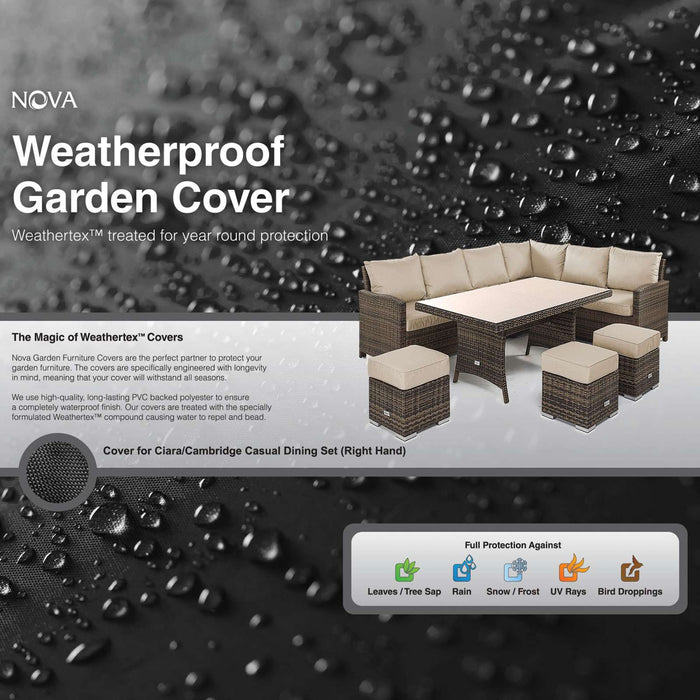 Nova <br> Cover for Right Hand Corner Dining Set