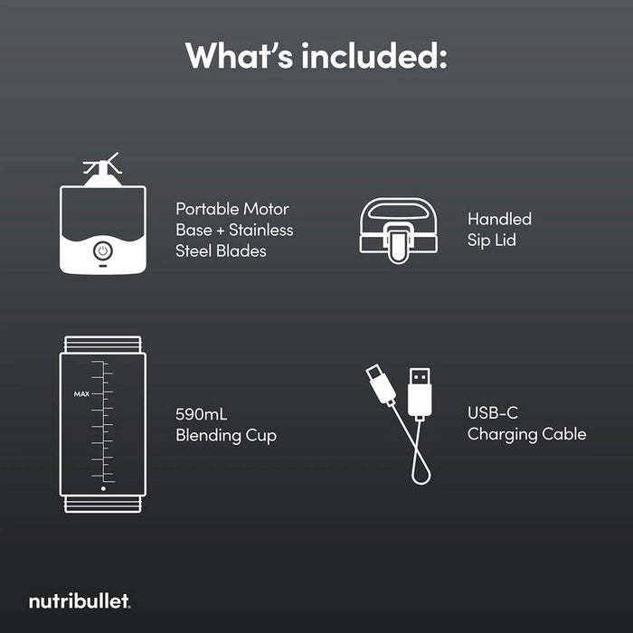 Nutribullet 2777 McLaren Portable Blender - Grey