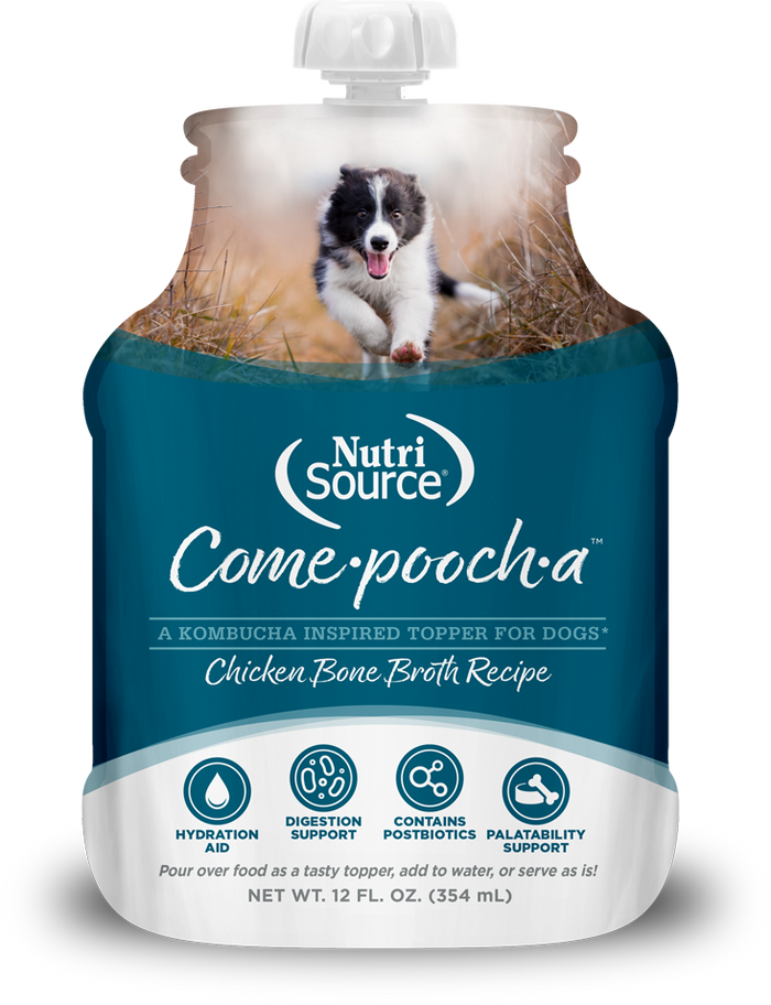 NutriSource Come-pooch-a Chicken Bone Broth for Dogs