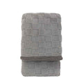 Oakley Checked Sherpa Throw Grey