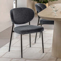 Odense Dining Chair Charcoal (2 Pack)