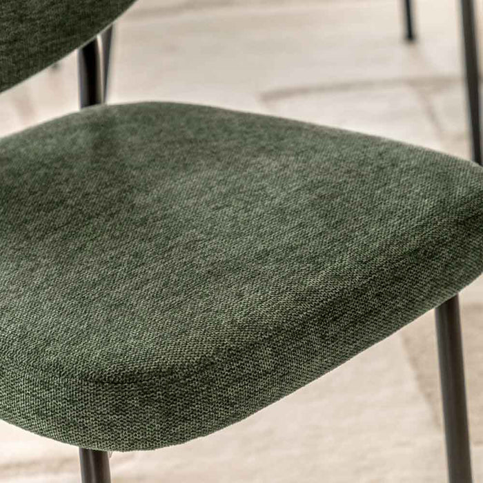 Odense Dining Chair Green (2 Pack)