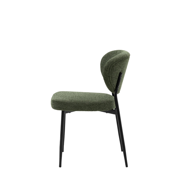 Odense Dining Chair Green (2 Pack)