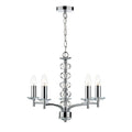 Oleana 5 Light Pendant Polished Chrome Crystal<br>Polished Chrome