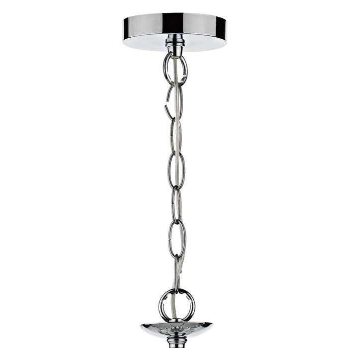 Oleana 5 Light Pendant Polished Chrome Crystal<br>Polished Chrome