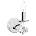 Oleana Wall Light Polished Chrome Crystal<br>Polished Chrome