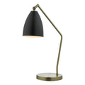 Olly Task Table Lamp Antique Brass Black<br>Antique Brass