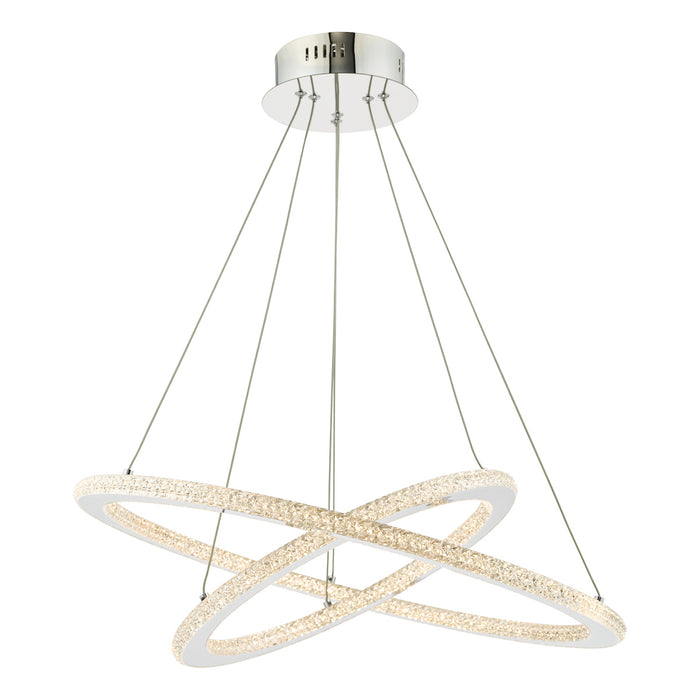 Orion 2 Ring Pendant Polished Chrome LED<br>Polished Chrome
