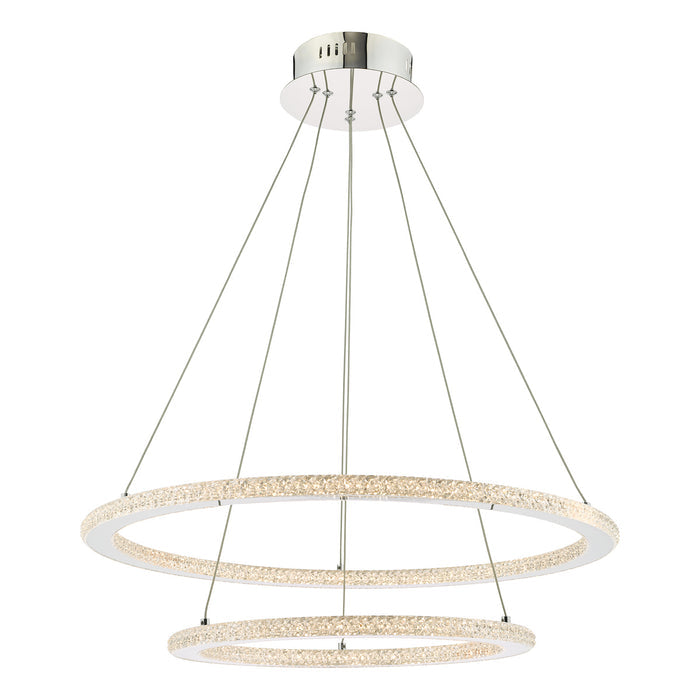 Orion 2 Ring Pendant Polished Chrome LED<br>Polished Chrome