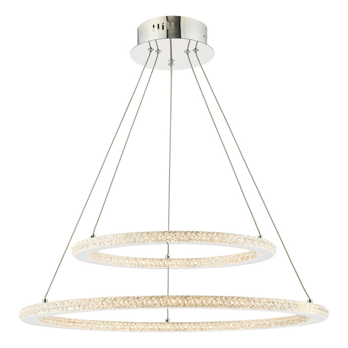 Orion 2 Ring Pendant Polished Chrome LED<br>Polished Chrome
