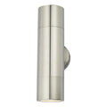Ortega Outdoor 2 Light Wall Light Aluminium IP65<br>Brushed Aluminium