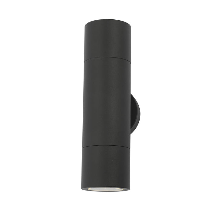 Ortega Outdoor 2 Light Wall Light Matt Black IP65<br>Matt Black