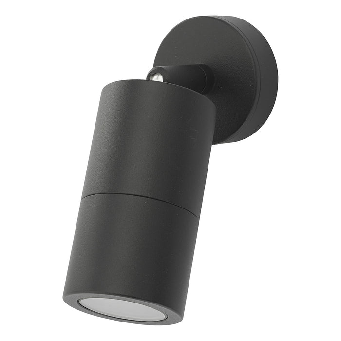 Ortega Outdoor Single Spotlight Matt Black IP65<br>Matt Black