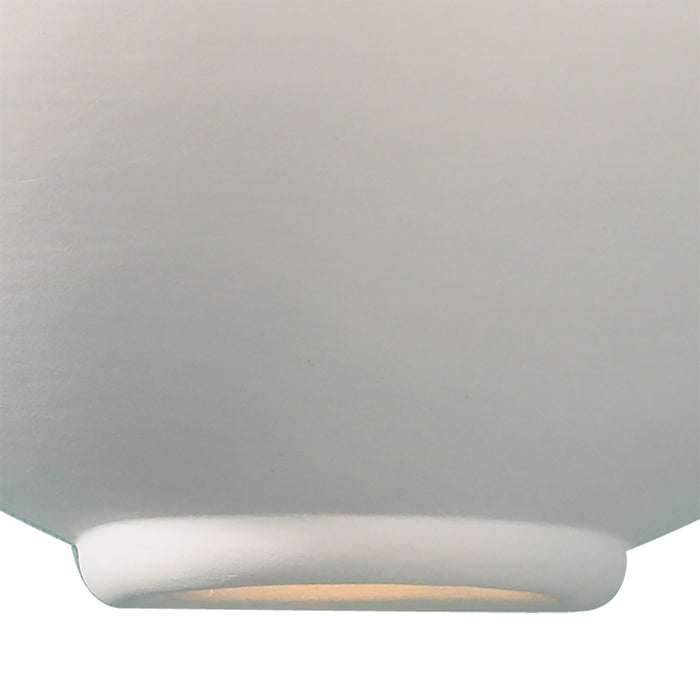 Otis Wall Washer Unglazed<br>White Ceramic