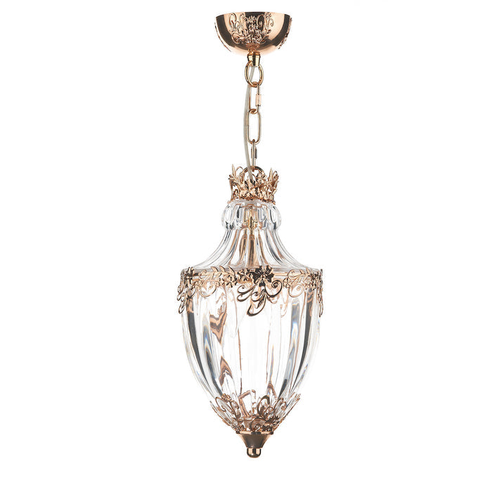 Ottoman 1 Light Pendant French Gold<br>Polished Gold