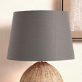 Pacific Adelaide 25cm Steel Grey Tapered Poly Cotton Shade 36-017-10SG