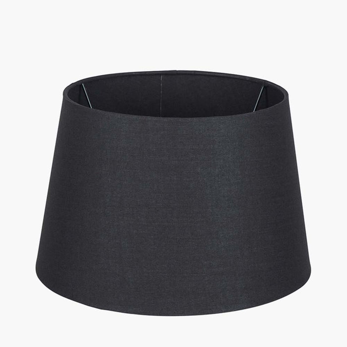Pacific Adelaide 40cm Black Tapered Poly Cotton Shade 36-017-16BK