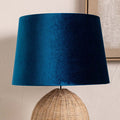 Pacific Aida 35cm Sapphire Velvet Tapered Cylinder Shade 36-073-14SP