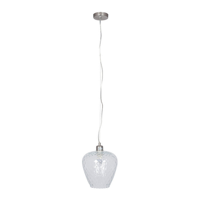 Pacific Almada Textured Clear Glass Electrified Pendant 35-223-K