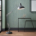 Pacific Alonzo Matt Black Metal Task Floor Lamp 32-083-C