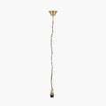Pacific Antique Brass Electrical Ceiling E27 Fitting 38-001