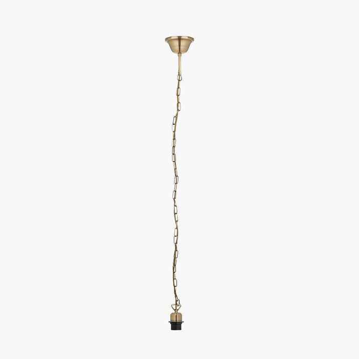 Pacific Antique Brass Electrical Ceiling E27 Fitting 38-001