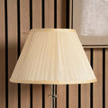 Pacific Bacall 35cm Almond Silk Knife Pleat Empire Shade 36-263-14AL