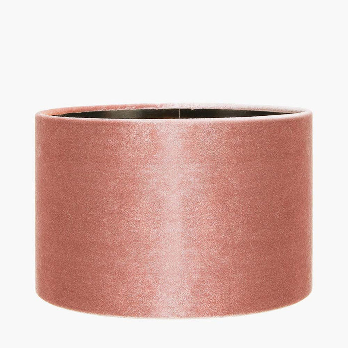 Pacific Bow 25cm Apricot Velvet Cylinder Shade 36-041-10AP