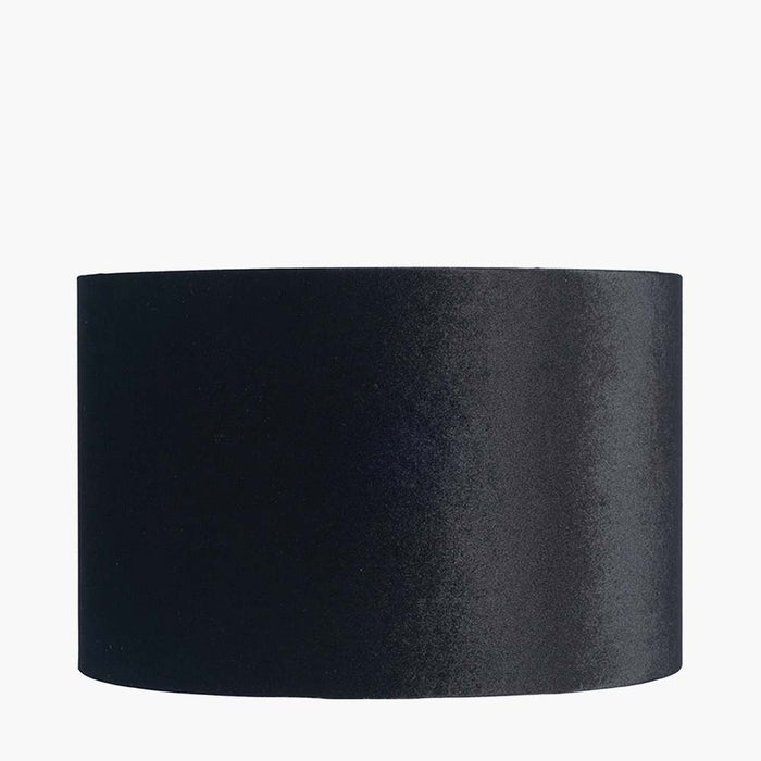 Pacific Bow 25cm Black Velvet Cylinder Shade 36-041-10BK