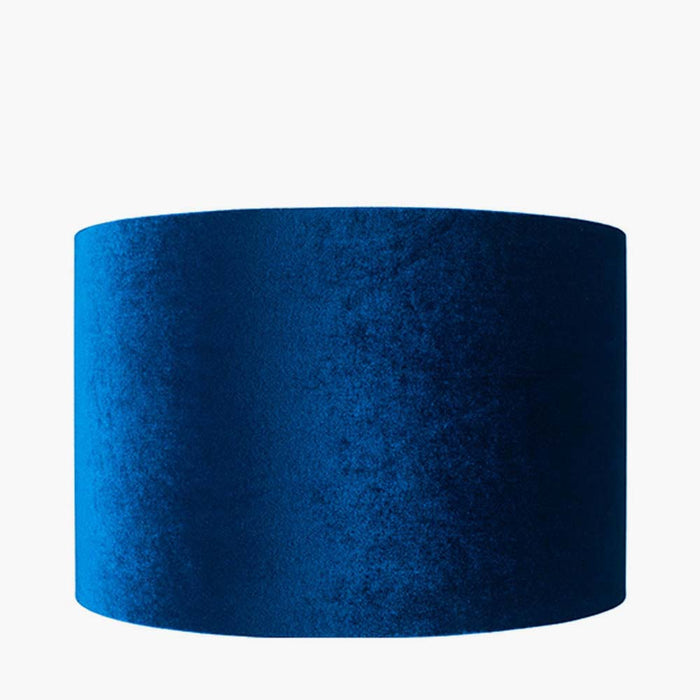 Pacific Bow 30cm Sapphire Velvet Cylinder Shade 36-041-12SP
