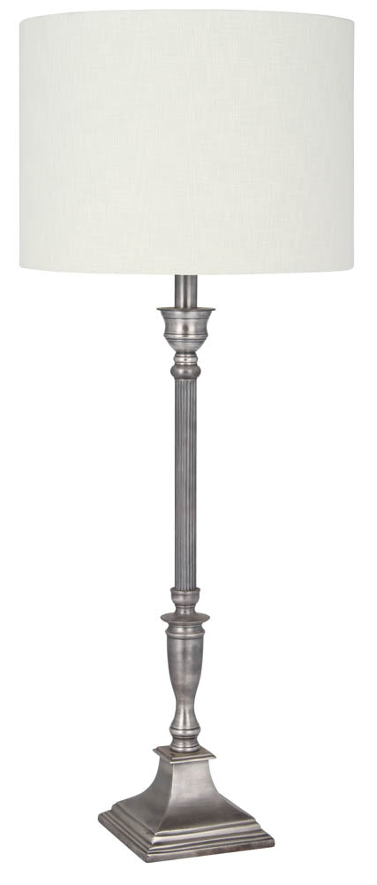 Pacific Canterbury Antique Silver Metal Table Lamp 30-015-BO