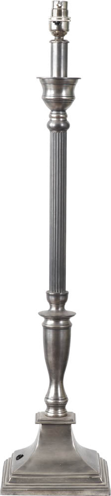 Pacific Canterbury Antique Silver Metal Table Lamp 30-015-BO