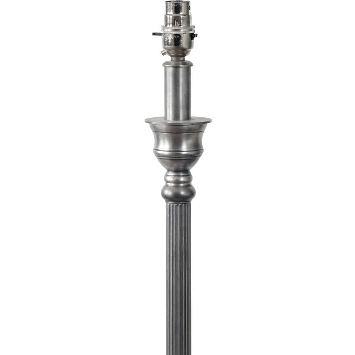 Pacific Canterbury Antique Silver Metal Table Lamp 30-015-BO