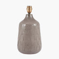 Pacific Coco Grey Gloss Arch Design Stoneware Table Lamp 30-843-BO