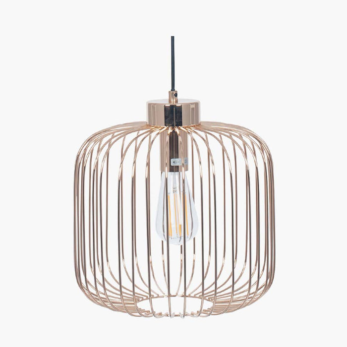 Pacific Dania French Gold Metal Wire Pendant 35-225