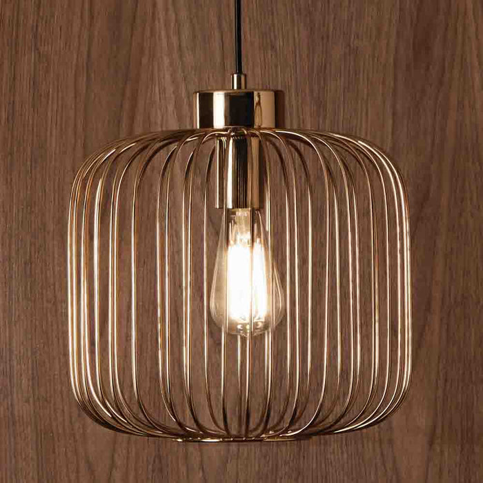 Pacific Dania French Gold Metal Wire Pendant 35-225