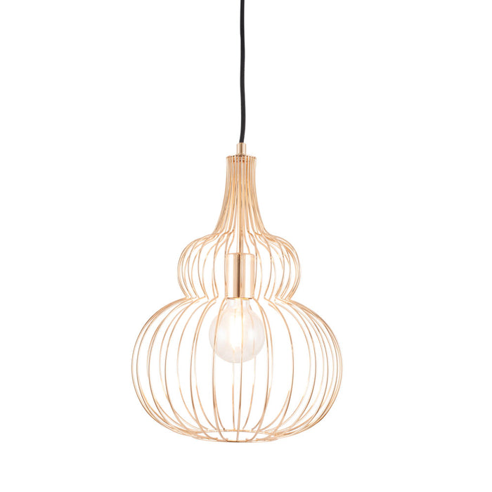 Pacific Dania French Gold Metal Wire Shaped Pendant 35-301