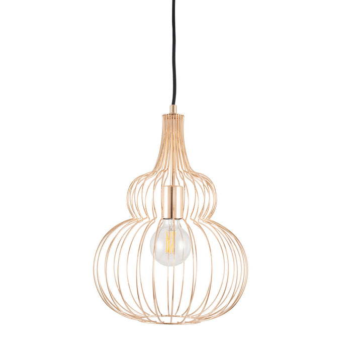Pacific Dania French Gold Metal Wire Shaped Pendant 35-301