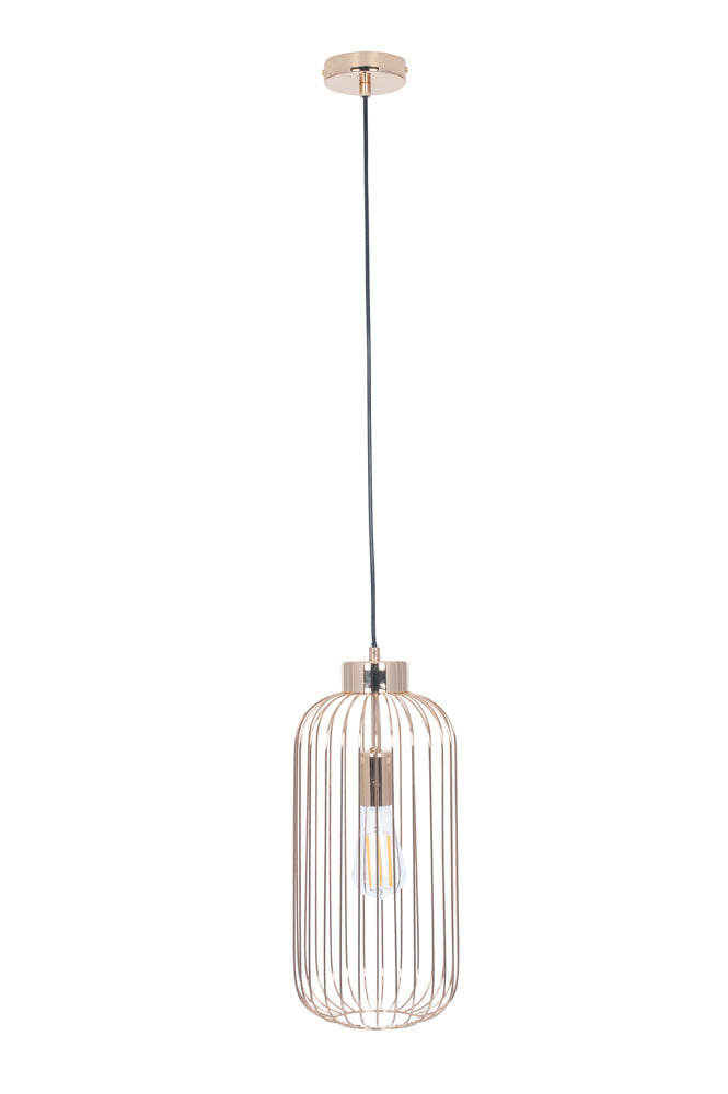 Pacific Dania French Gold Metal Wire Tall Pendant 35-226